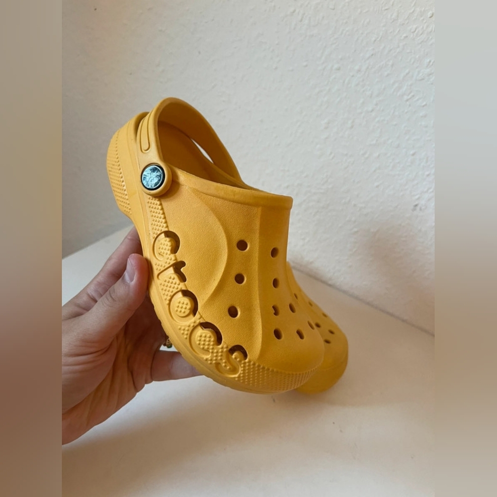 CROCS Kids Slippers - Sunny Yellow